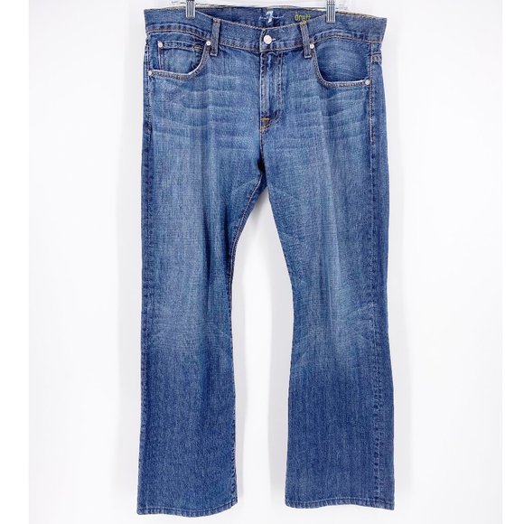 7 For All Mankind Other - 7 for all mankind Men's Brett Straight-Leg Jean 36